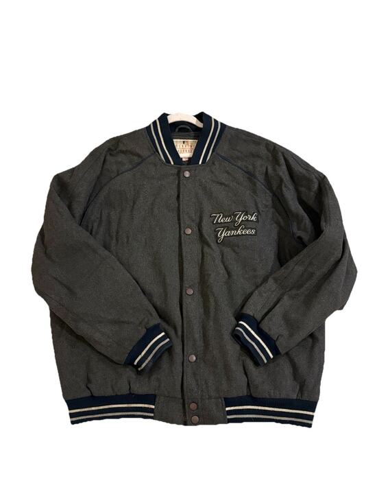G-III Other - 90s Vtg NY Yankees G-III Sports By Carl Banks Wool Blend Bomber Jacket SZ Xxl